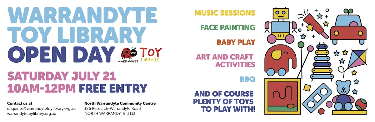 Warrandyte toy library Open Day